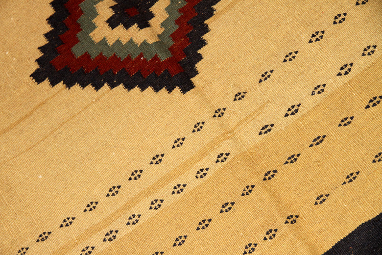 正方形ソフレキリムのおしゃれインテリア12013,サイズ：152x138ｃｍ（フサ含まず）