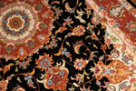 高級手織りペルシャ絨毯、タブリーズセンターラグ777000、サイズ：150x102 CM（フサ含まず）