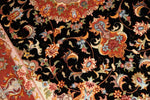高級手織りペルシャ絨毯、タブリーズセンターラグ777000、サイズ：150x102 CM（フサ含まず）