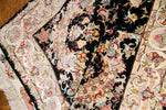 手織りペルシャ絨毯トップクオリティータブリーズセンターラグA163000、サイズ：147x101 CM（フサ含まず）