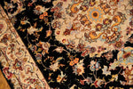 手織りペルシャ絨毯トップクオリティータブリーズセンターラグA163000、サイズ：147x101 CM（フサ含まず）