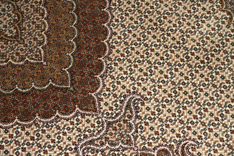 豪華なリビング絨毯タブリーズマヒデザイン28791、サイズ：307x207ｃｍ（フサ含まず)