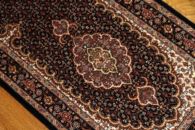 高級手織りペルシャ絨毯タブリーズマヒデザイン36276、サイズ：145ｘ53（フサ含まず、