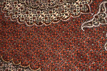 タブリーズペルシャ絨毯手織りラグ50127、サイズ：204x153ｃｍ（フサ含まず）