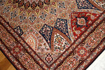 高級手織りペルシャ絨毯タブリーズ珍しい模様59010、サイズ：203x150　ｃｍ（フサ含まず）