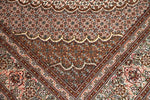 ペルシャ絨毯ネット販売のタブリーズラグ50155、手織りラグネット販売、サイズ：202x155ｃｍ（フサ含まず）
